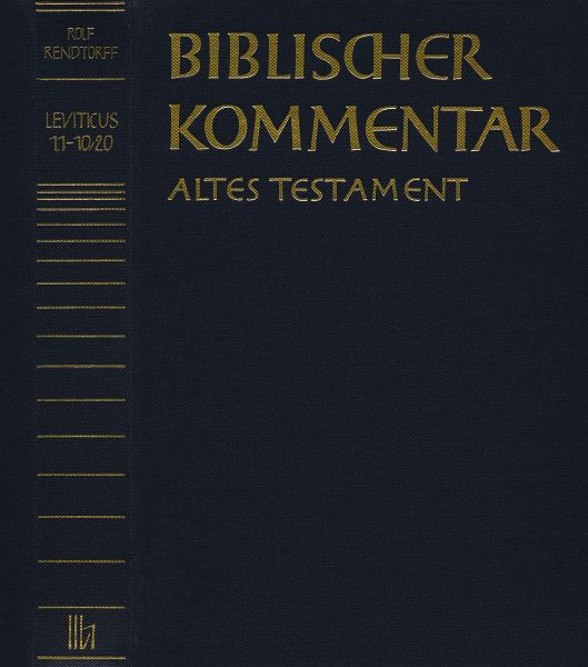 Einbanddecke für Biblischer Kommentar Altes Testament IV/1