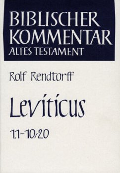 Leviticus / Biblischer Kommentar Altes Testament Bd.3/1, Tl.1 - Rendtorff, Rolf
