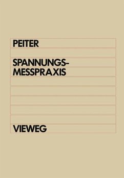 Spannungsmeßpraxis - Peiter, Arnold