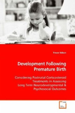 Development Following Premature Birth - Wilson, Trevor