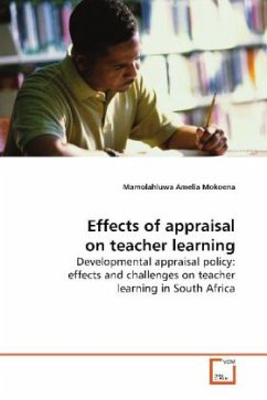 Effects of appraisal on teacher learning - Mokoena, Mamolahluwa Amelia