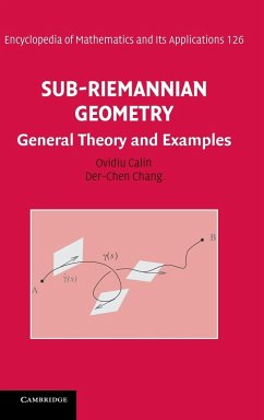 Sub-Riemannian Geometry - Calin, Ovidiu; Chang, Der-Chen