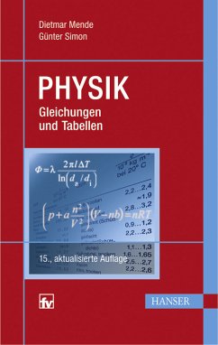 Cover Physik - Gleichungen und Tabellen