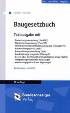Baugesetzbuch (BauGB) - Runkel, Peter / Heinrich (Hrsg.)