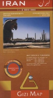 Cover Gizi Map Iran, Geographical Map