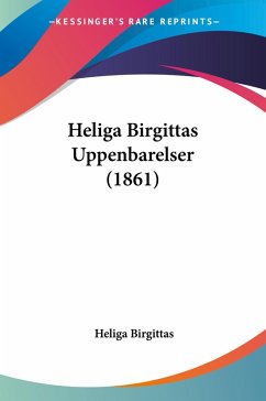 Cover Heliga Birgittas Uppenbarelser (1861)