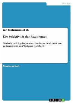 Die Selektivität der Rezipienten - Kietzmann et al., Jan