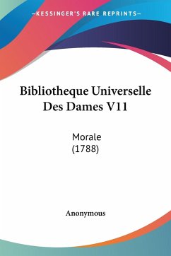 Bibliotheque Universelle Des Dames V11