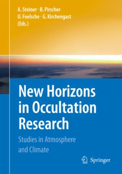 New Horizons in Occultation Research - Steiner, Andrea / Pirscher, Barbara / Foelsche, Ulrich / Kirchengast, Gottfried (ed.)