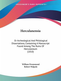 Herculanensia - Drummond, William; Walpole, Robert