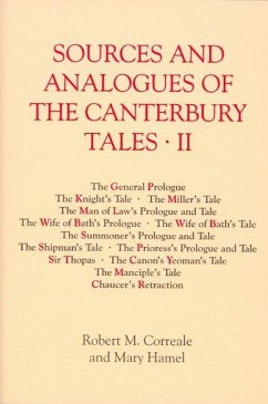 Sources and Analogues of the Canterbury Tales: Vol. II [Pb]