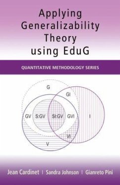 Applying Generalizability Theory Using Edug - Cardinet, Jean; Johnson, Sandra; Pini, Gianreto