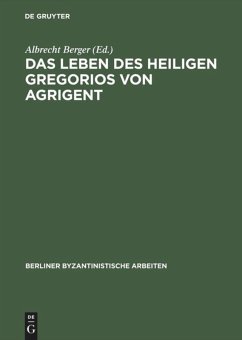 Das Leben des Heiligen Gregorios von Agrigent