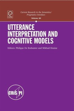 Utterance Interpretation and Cognitive Models