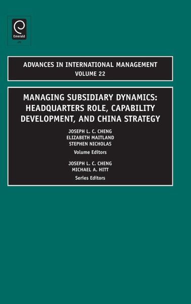Managing Subsidiary Dynamics Managing Subsidiary Dynamics