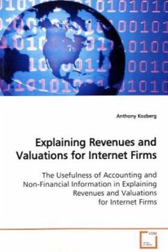 Explaining Revenues and Valuations for Internet Firms - Kozberg, Anthony