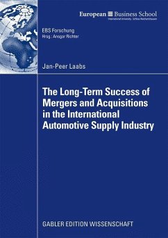The Long-Term Success of Mergers and Acquisitions in the International Automotive Supply Industry - Laabs, Jan-Peer