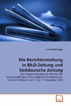 Die Berichterstattung in BILD-Zeitung und Süddeutsche Zeitung - Steinhagen, Jakob