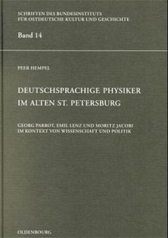 Deutschsprachige Physiker im alten St. Petersburg - Hempel, Peer