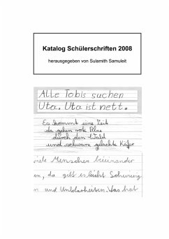 Cover Katalog Schülerschriften 2008