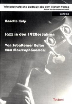 Jazz in den 1920er Jahren - Kulp, Annette