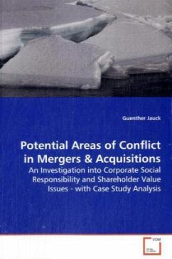 Potential Areas of Conflict in Mergers - Jauck, Guenther