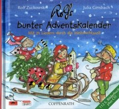 Cover Rolfs bunter Adventskalender (+CD) Bilderbuch Mit 24 Liedern durch die Weihnachtszeit
