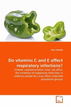 Do vitamins C and E affect respiratory infections? Cover Do vitamins C and E affect respiratory infections?