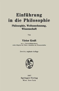 Einführung in die Philosophie - Kraft, Victor