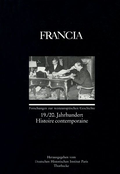 Francia. Forschungen zur westeuropäischen Geschichte