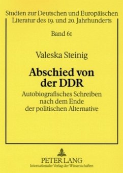 Abschied von der DDR - Steinig, Valeska