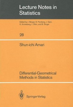 Differential-Geometrical Methods in Statistics - Amari, Shun-ichi