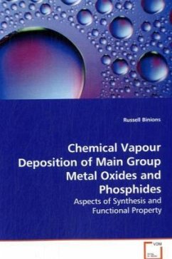 Chemical Vapour Deposition of Main Group Metal Oxides and Phosphides - Binions, Russell