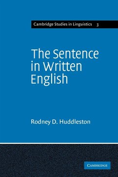 The Sentence in Written English - Huddleston, Rodney D.