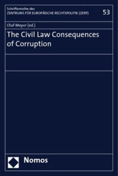 The Civil Law Consequences of Corruption - Meyer, Olaf (ed.)