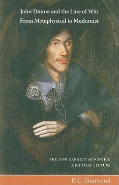 John Donne and the Line of Wit - Stanwood, Paul
