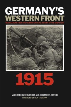 Cover Germany's Western Front: 1915