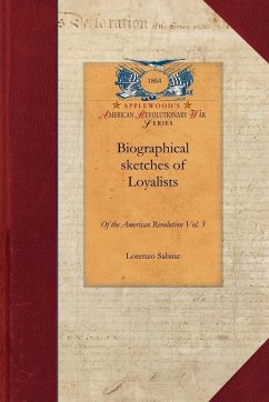 Biographical sketches of Loyalists - Lorenzo Sabine