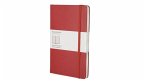 Moleskine Notizbuch, L/A5, Kariert, Hard Cover, Scharlachrot