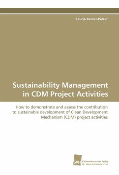 Sustainability Management in CDM Project Activities - Müller-Pelzer, Felicia