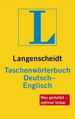 Langenscheidt Taschenwörterbuch Deutsch-Englisch