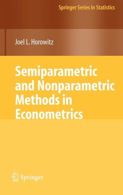 Semiparametric and Nonparametric Methods in Econometrics - Horowitz, Joel L.