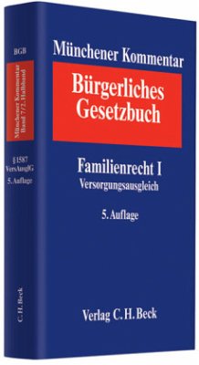 Cover Familienrecht (FamR) / Münchener Kommentar, Bürgerliches Gesetzbuch Bd.7/2, Tl.1