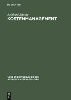 Kostenmanagement - Schulte, Reinhard