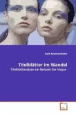 Titelblätter im Wandel