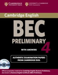 Cambridge BEC. Self-study Pack. Student's Book with answers and Audio CD. Preliminary 4