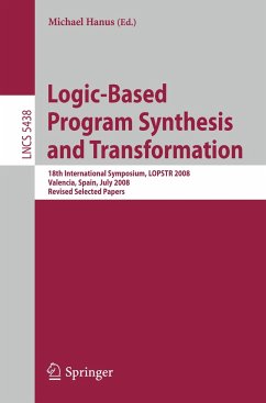 Logic-Based Program Synthesis and Transformation - Hanus, Michael (Volume editor)