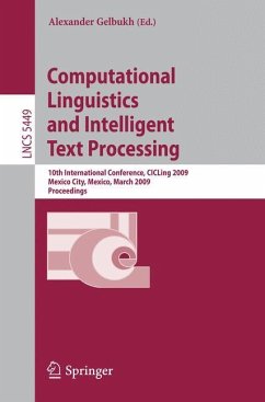 Computational Linguistics and Intelligent Text Processing - Gelbukh, Alexander (Volume editor)