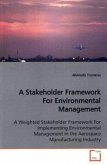 A Stakeholder Framework For Environmental Management