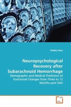 Neuropsychological Recovery after Subarachnoid Hemorrhage - Peery, Shelley